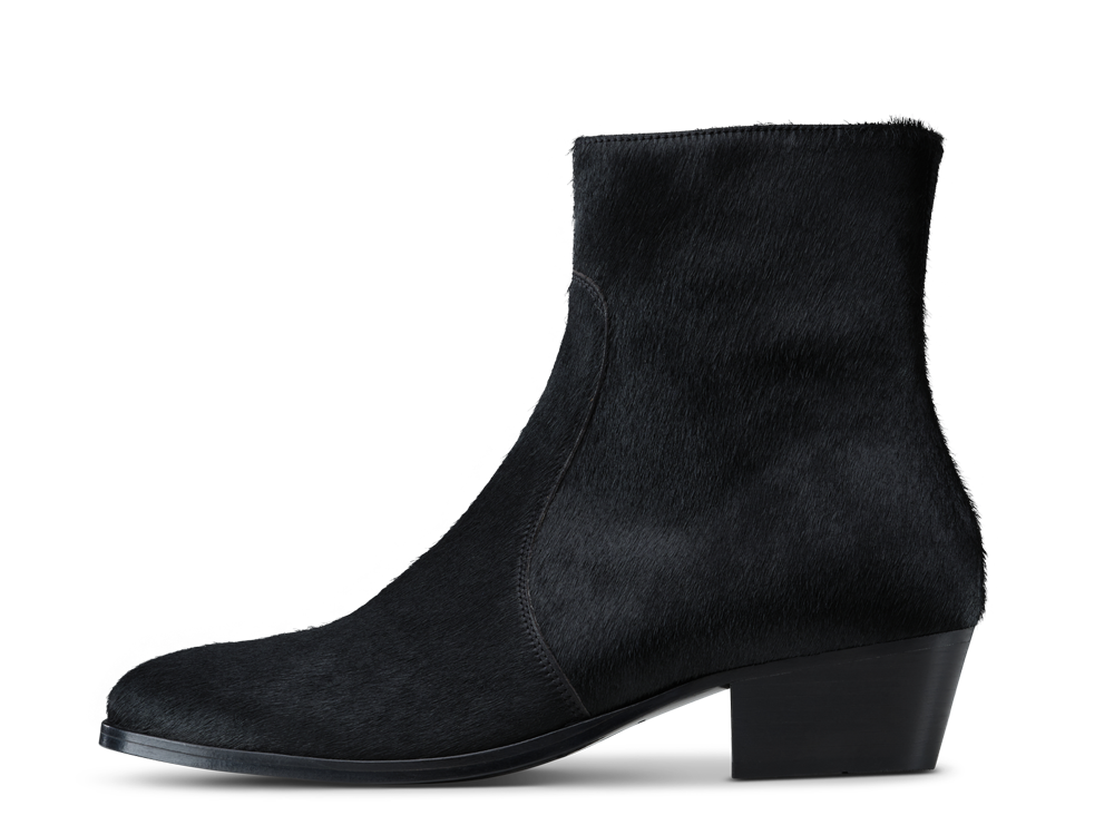 Zimmerman Zip Boot - Black Pony – Everyday Hero